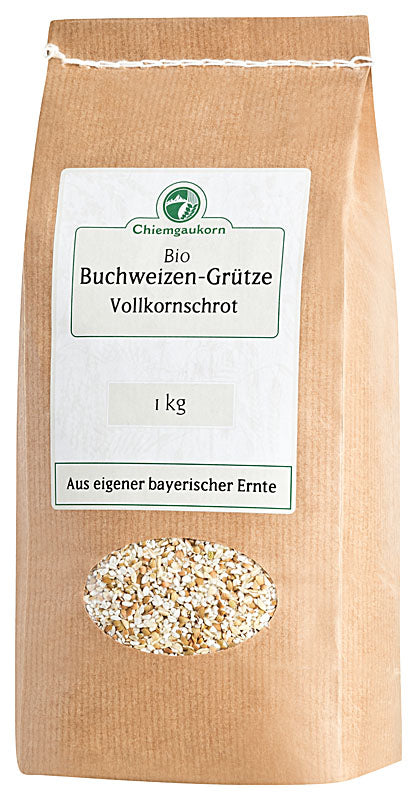 Buchweizengrütze in verschiedenen Größen