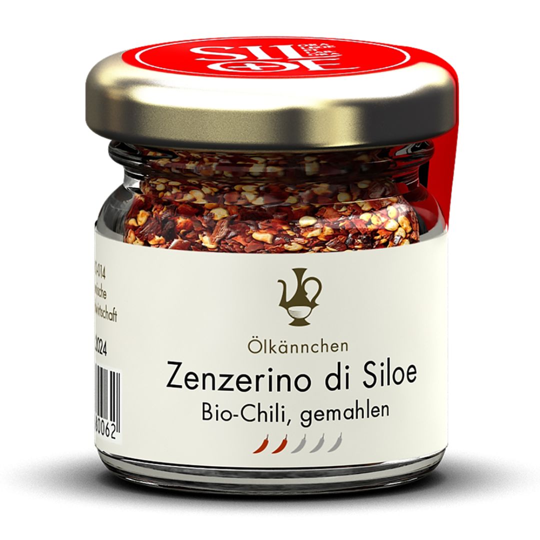 Zenzerino di Siloe - mittelscharfes, rotes Chili Pulver (15 g)