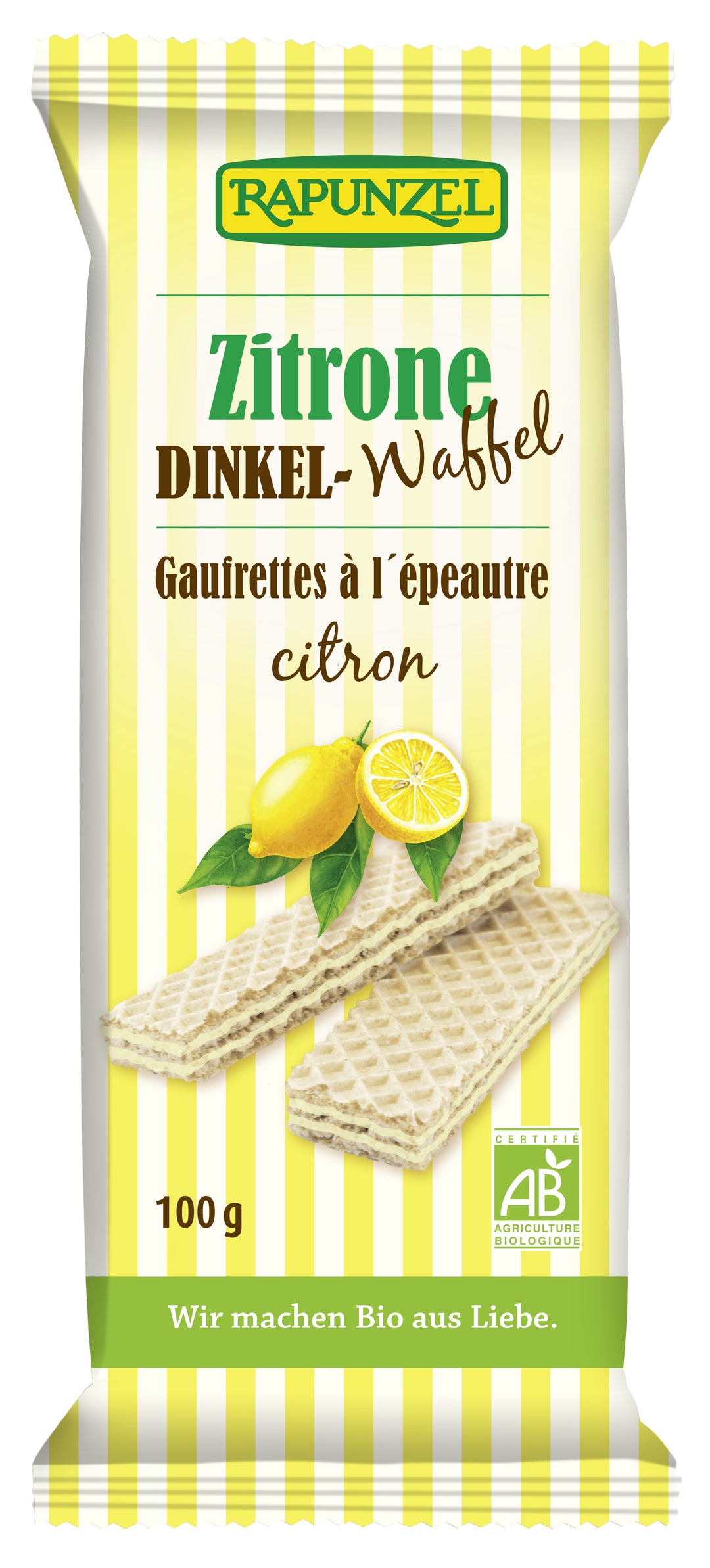 Dinkel-Waffel - Zitrone (100 g)