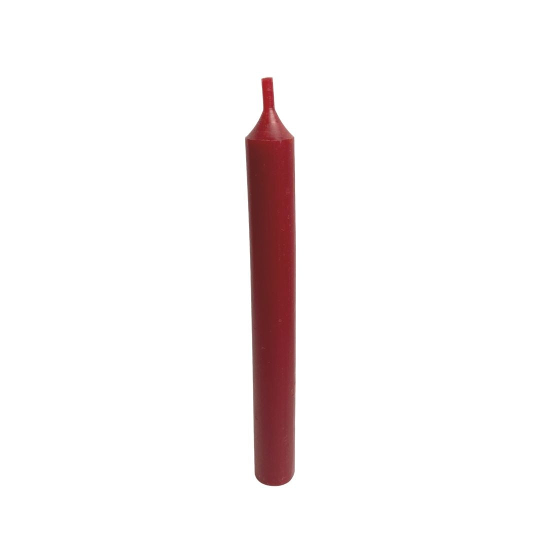 Stabkerze - dunkelrot (110 x 13 mm)