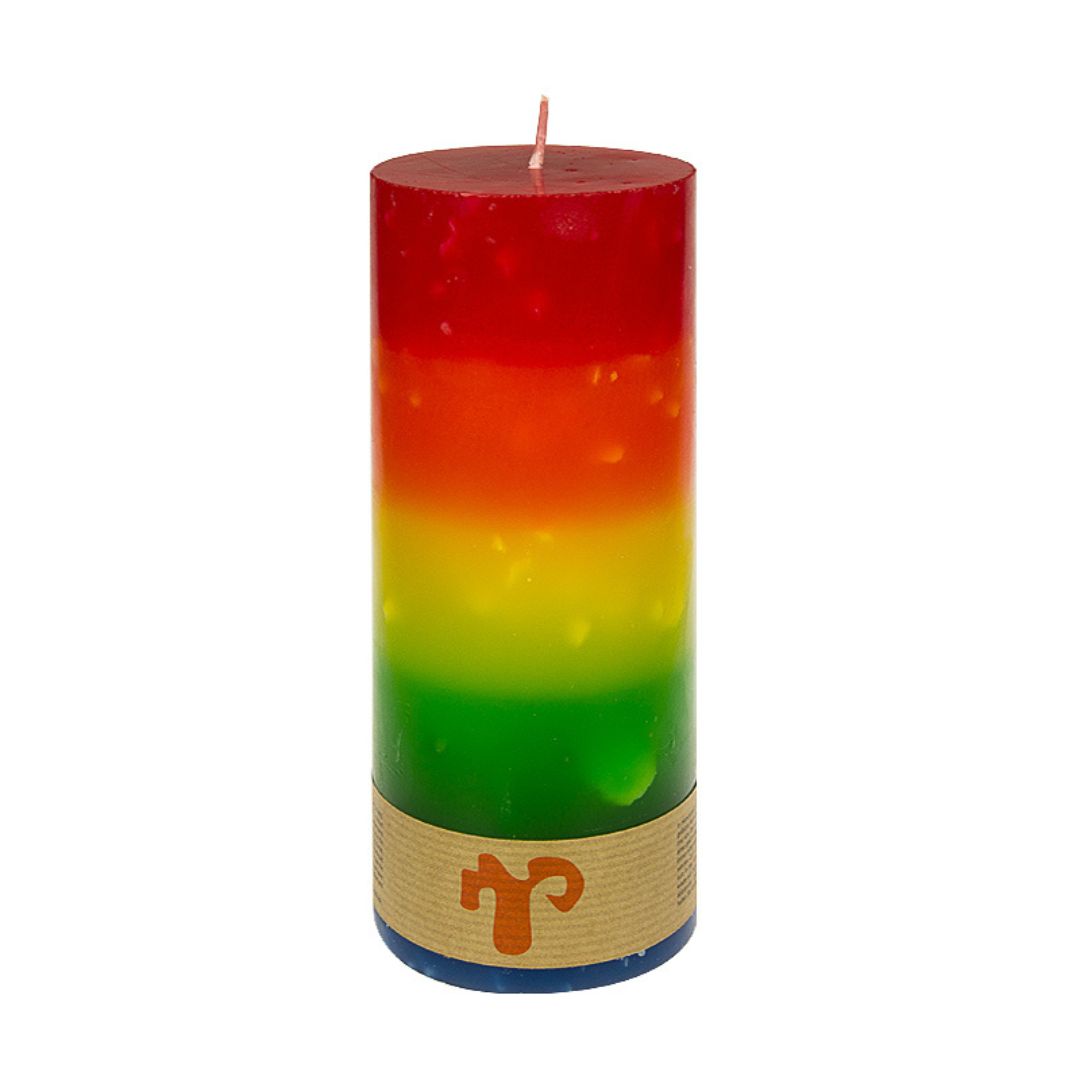 Cometkerze - Regenbogen