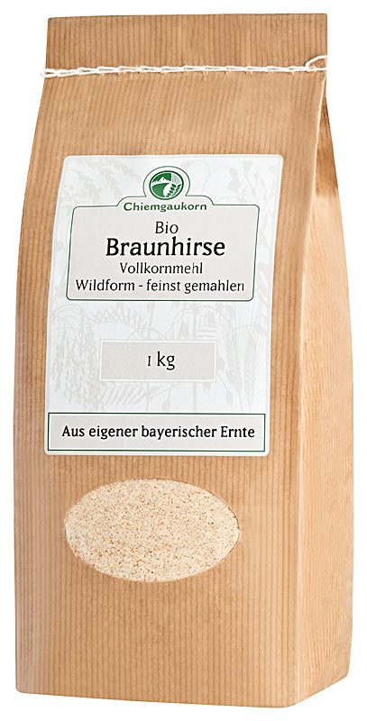 Braunhirse - Vollkornmehl in verschiedenen Größen