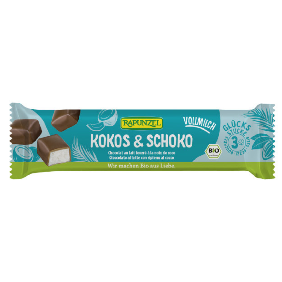 Glücksstücke Kokos & Schoko - Vollmilch (50 g)