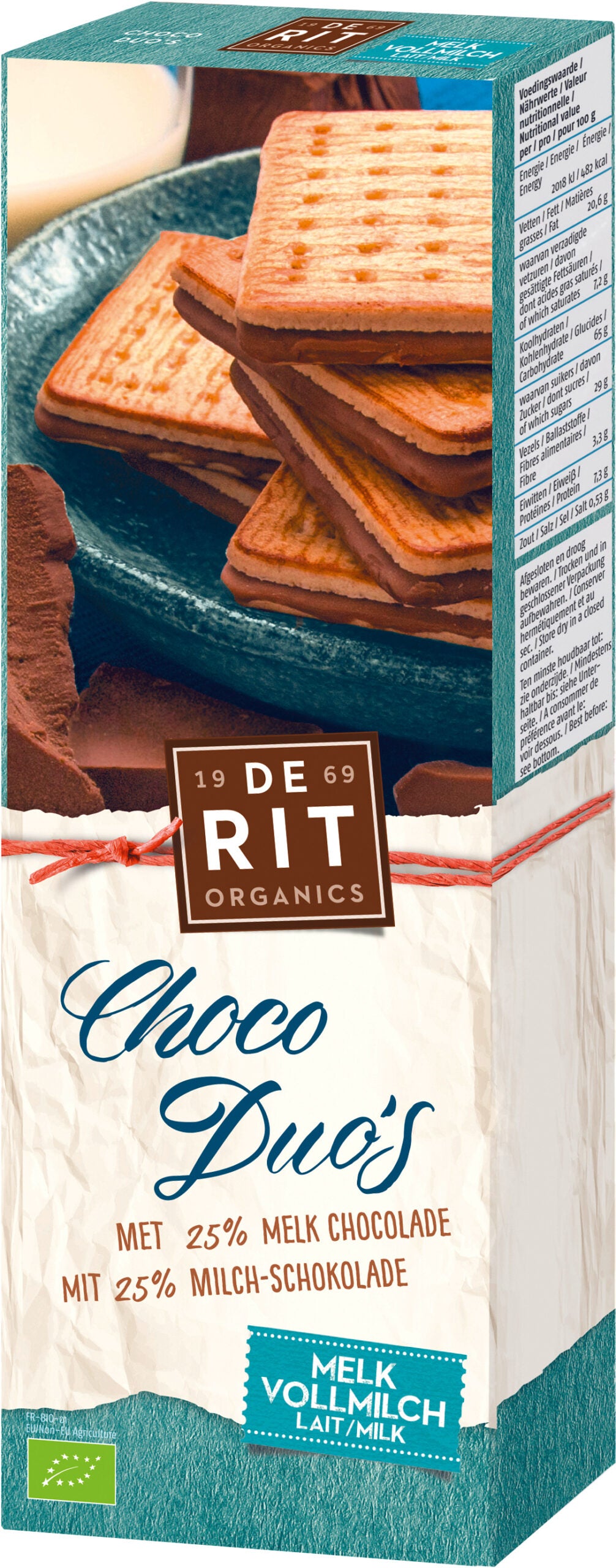 Choco Duo´s Milchschokolade Butterkeks (150 g)