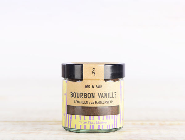 Bourbon Vanille im Glas – gemahlen (25 g)