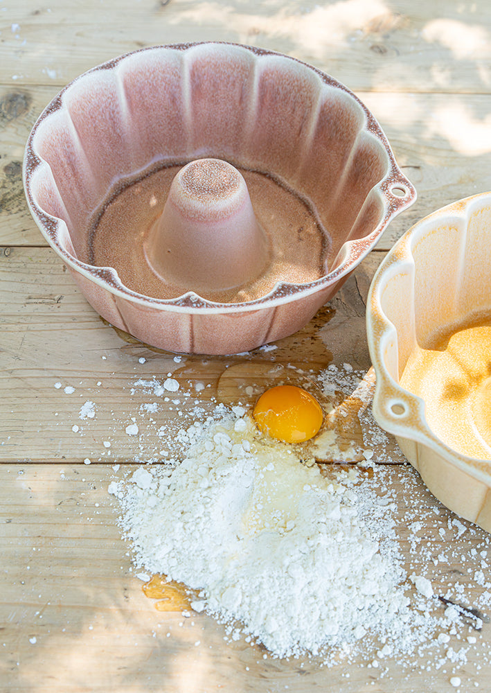 Keramik Kuchenform- vanille Portugal ; Chiemgaukorn