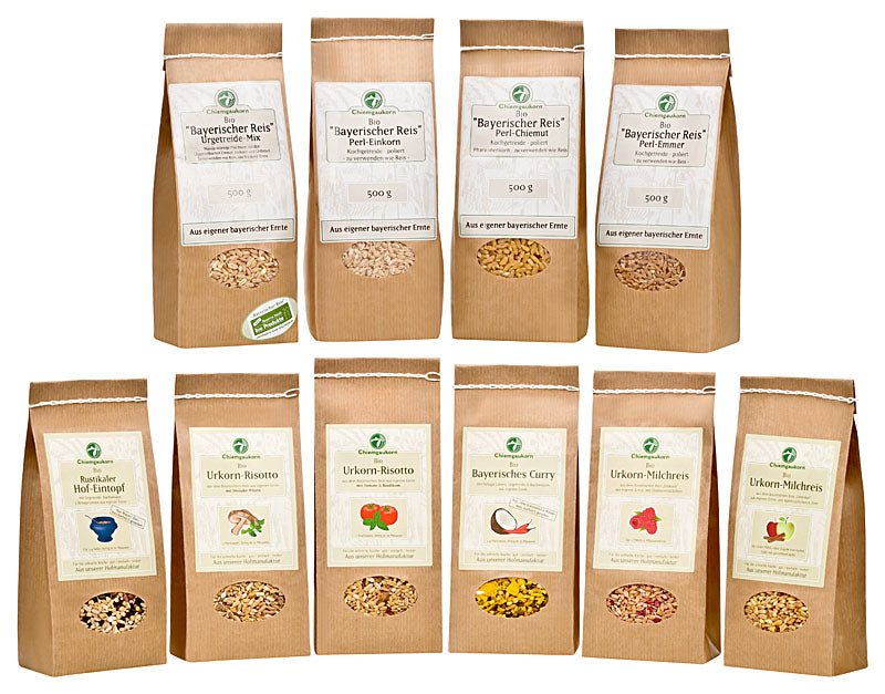 Kochset Bayerischer Reis Set VIII Bio kaufen – Chiemgaukorn