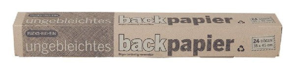 Backpapier ungebleicht