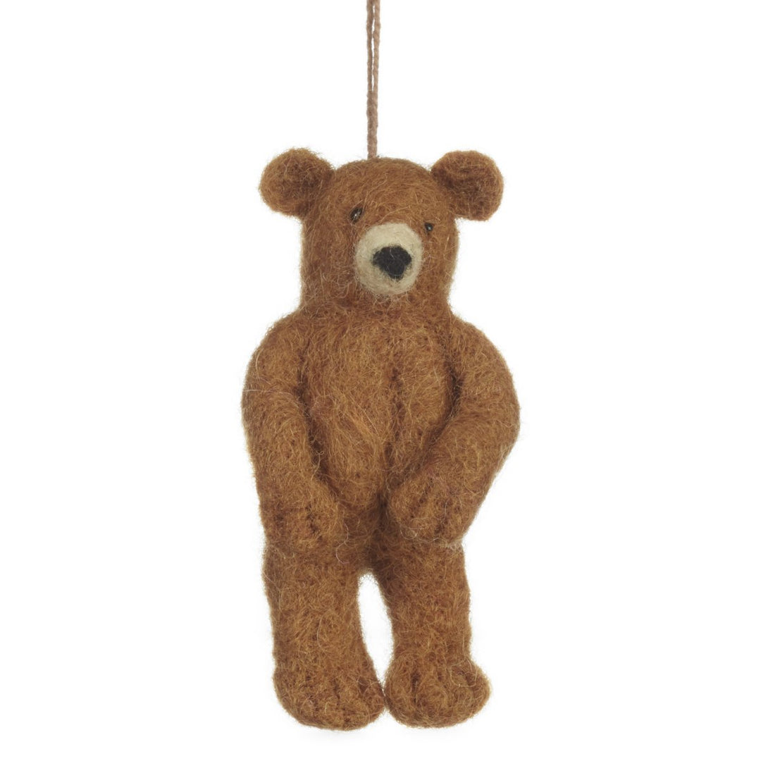 Braunbär aus Filz