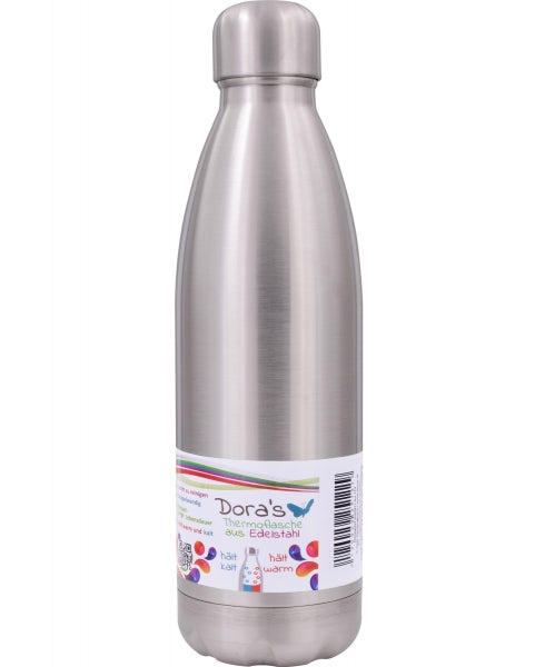 Edelstahl Thermoflasche - stahl (750 ml)