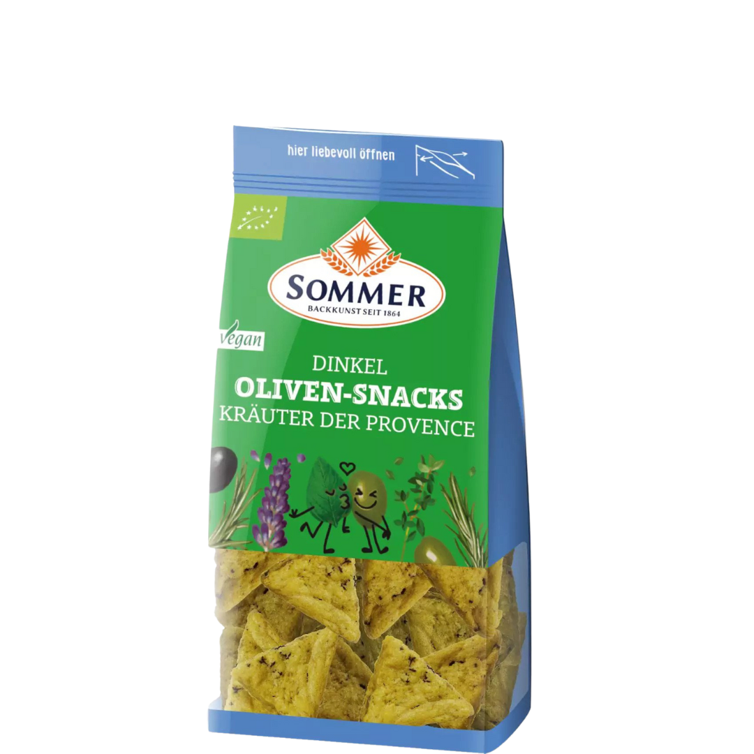 Dinkel Oliven-Snacks - Kräuter (150 g)