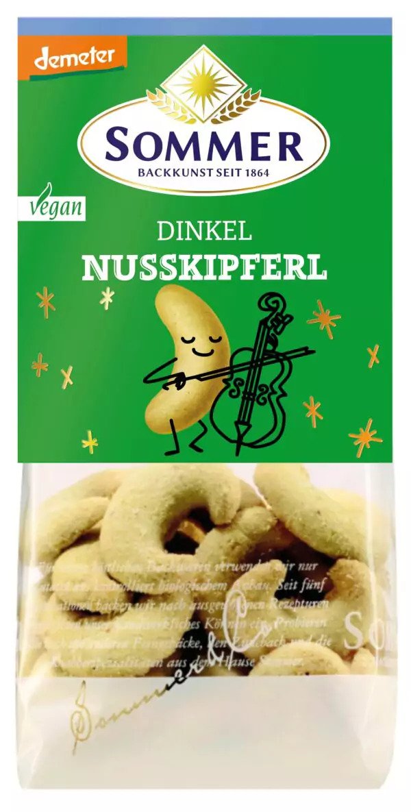 Dinkel Nusskipferl (150 g)