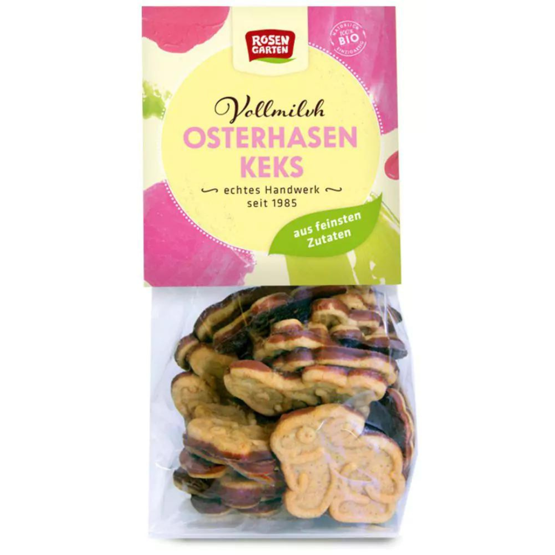 Dinkel-Osterhasen-Keks - Vollmilch-Schokolade (150 g)