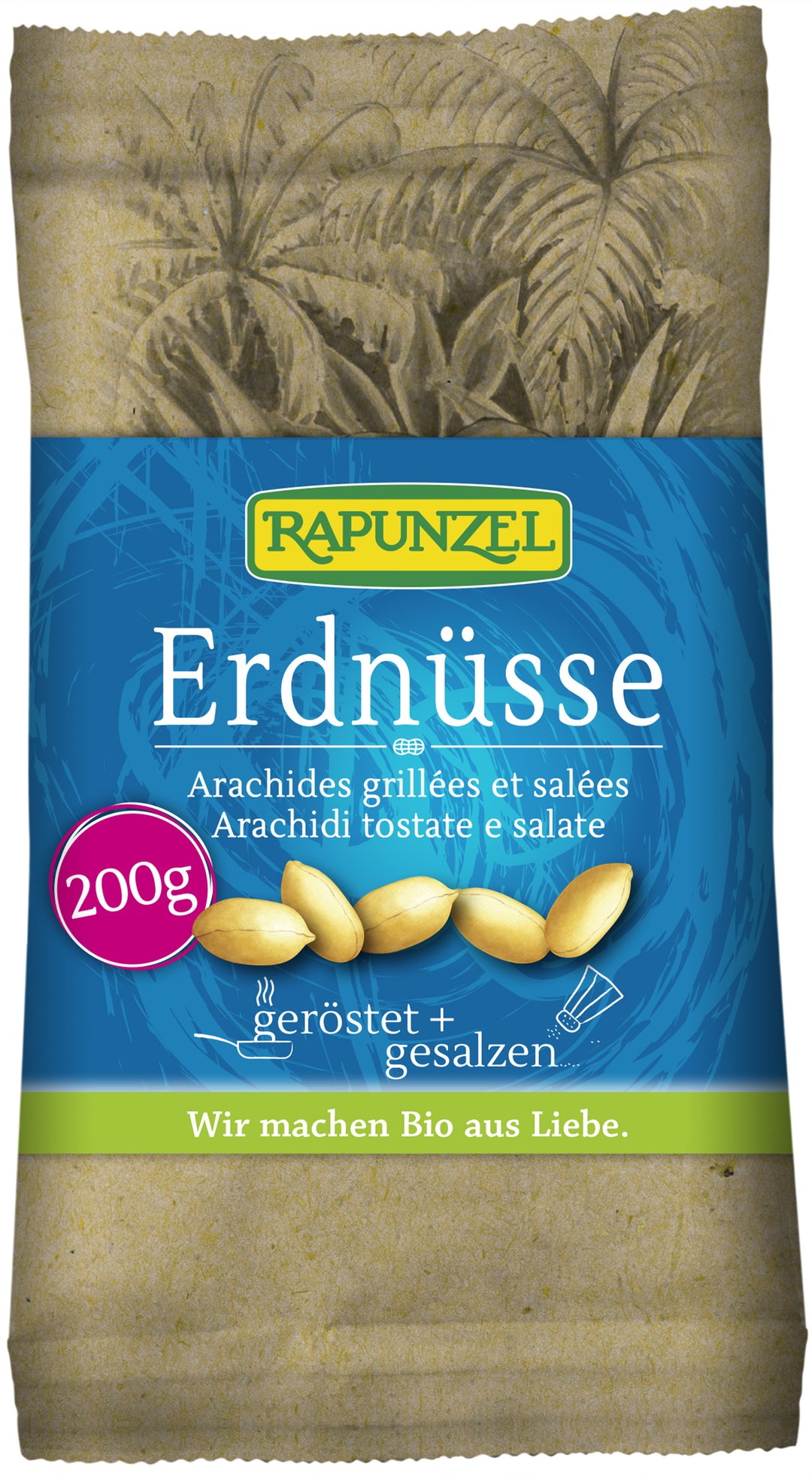 Erdnüsse - geröstet & gesalzen (200 g)