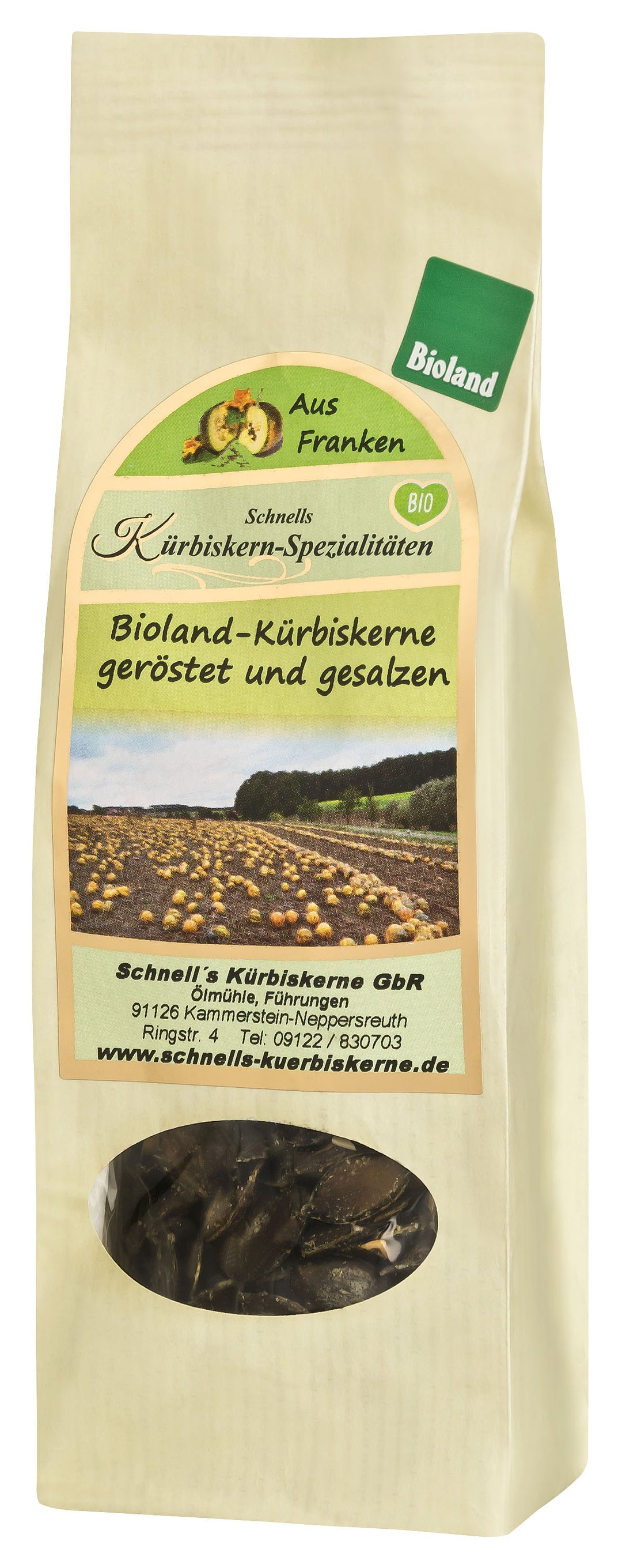 Kürbiskerne - geröstet und gesalzen (80 g)
