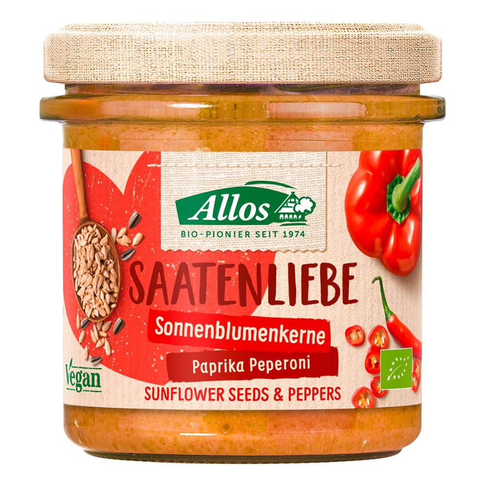 Saatenliebe - Sonnenblumenkerne Paprika Peperoni (135 g)