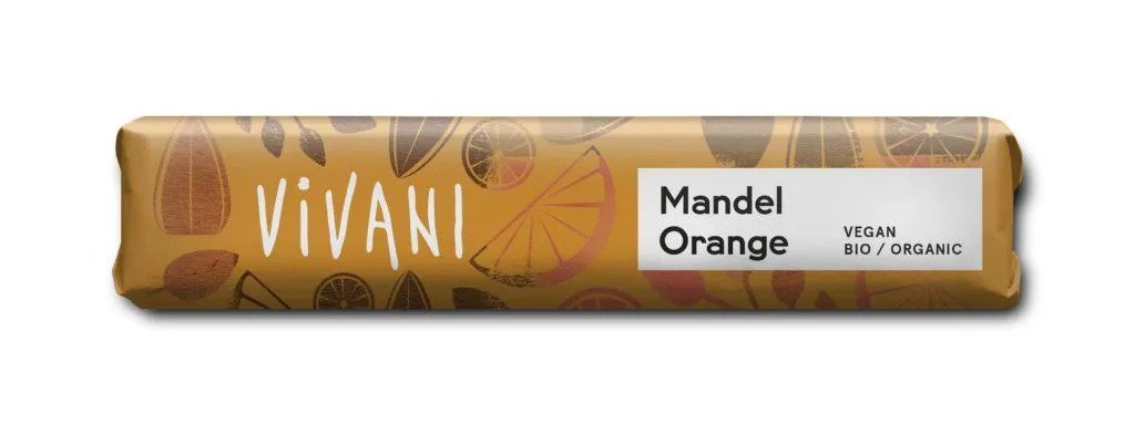 Schokoriegel - Mandel Orange (35 g)