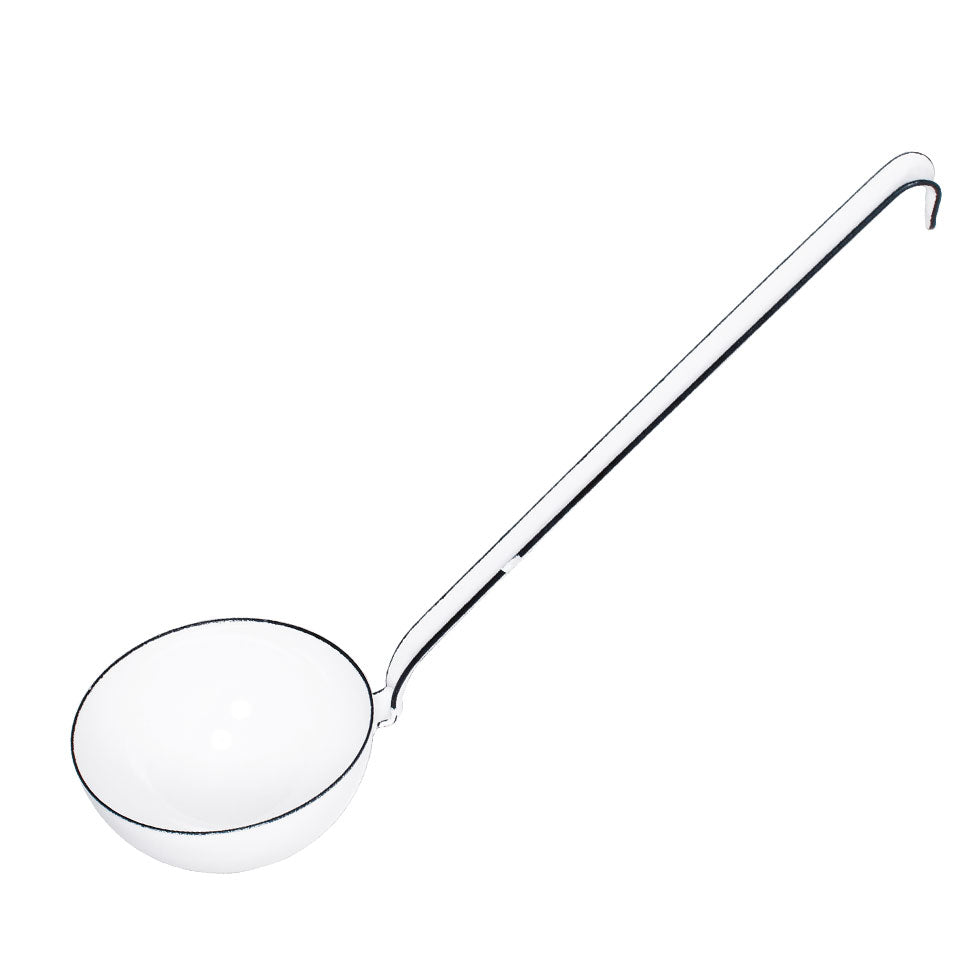 Schöpflöffel - classic weiß (Ø 7 cm)