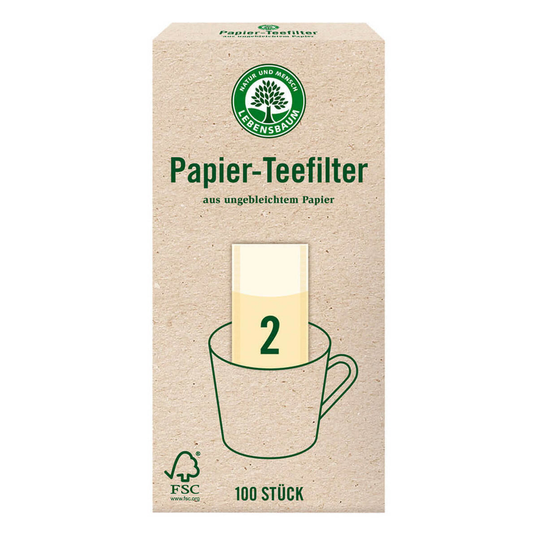 Teefilter Papier - Größe 2 (100 Stück)