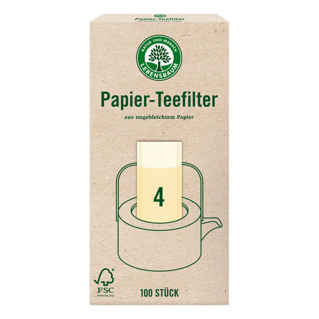 Teefilter Papier - Größe 4 (100 Stück)