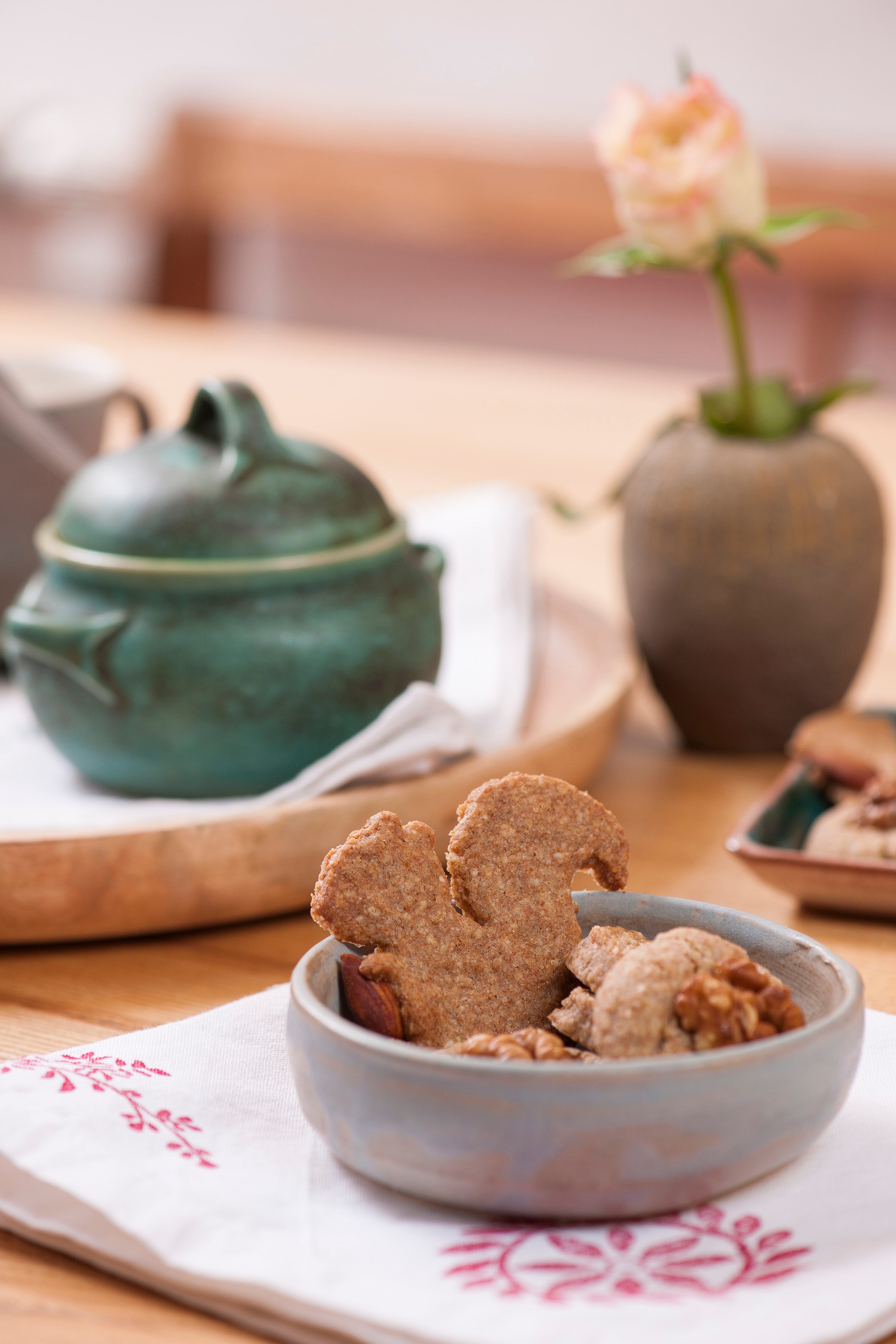 Braunhirse-Knusperkekse