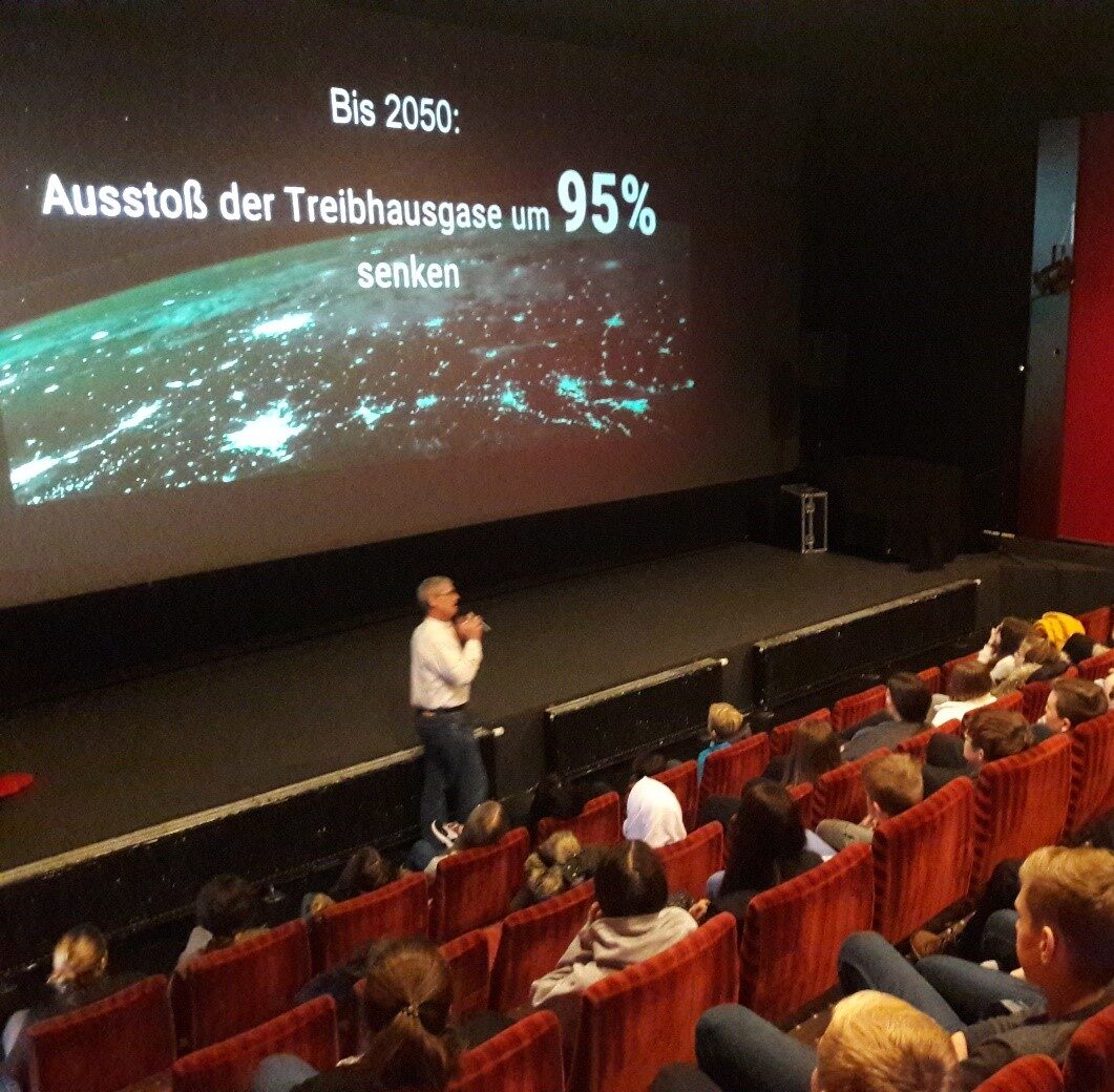 Wir unterstützen die Bildungskampagne "Energieversion2050"