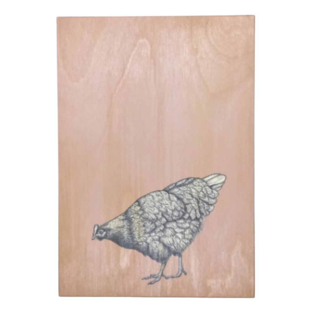 Huhn - Holzbild