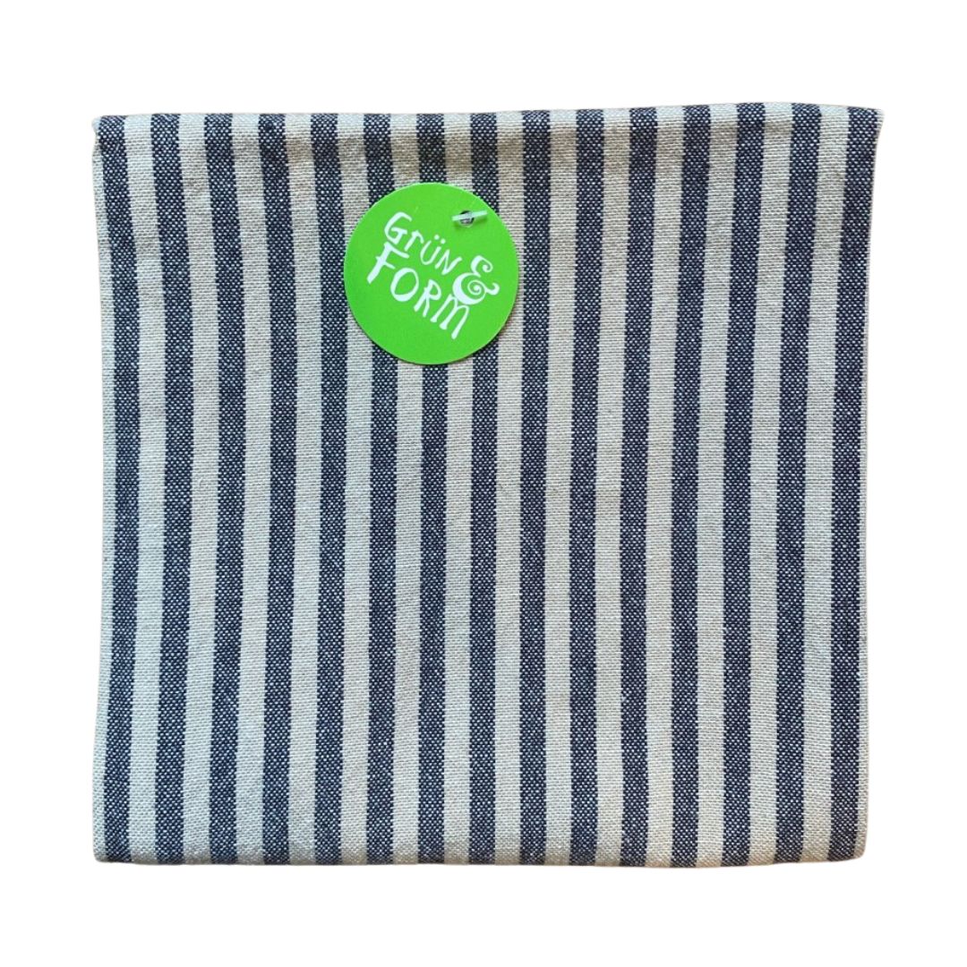 Trockentuch - Streifen blau/grau (50 x 70 cm)