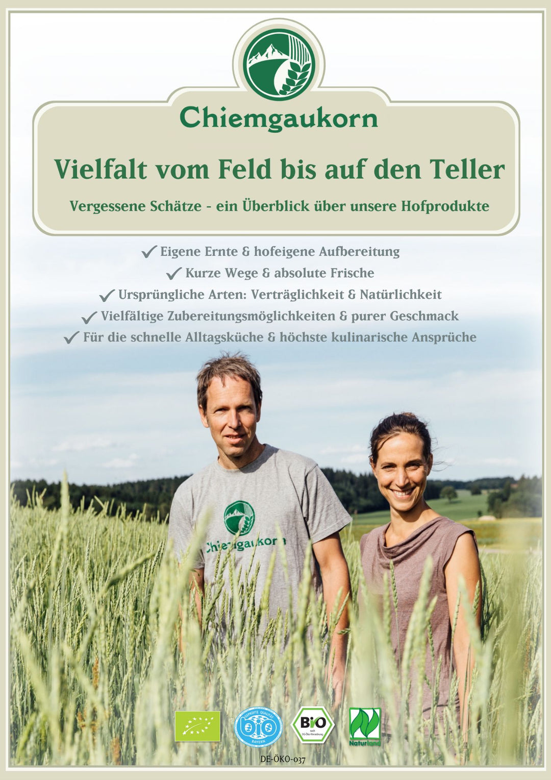 Info-Flyer "Vielfalt vom Feld bis auf den Teller"