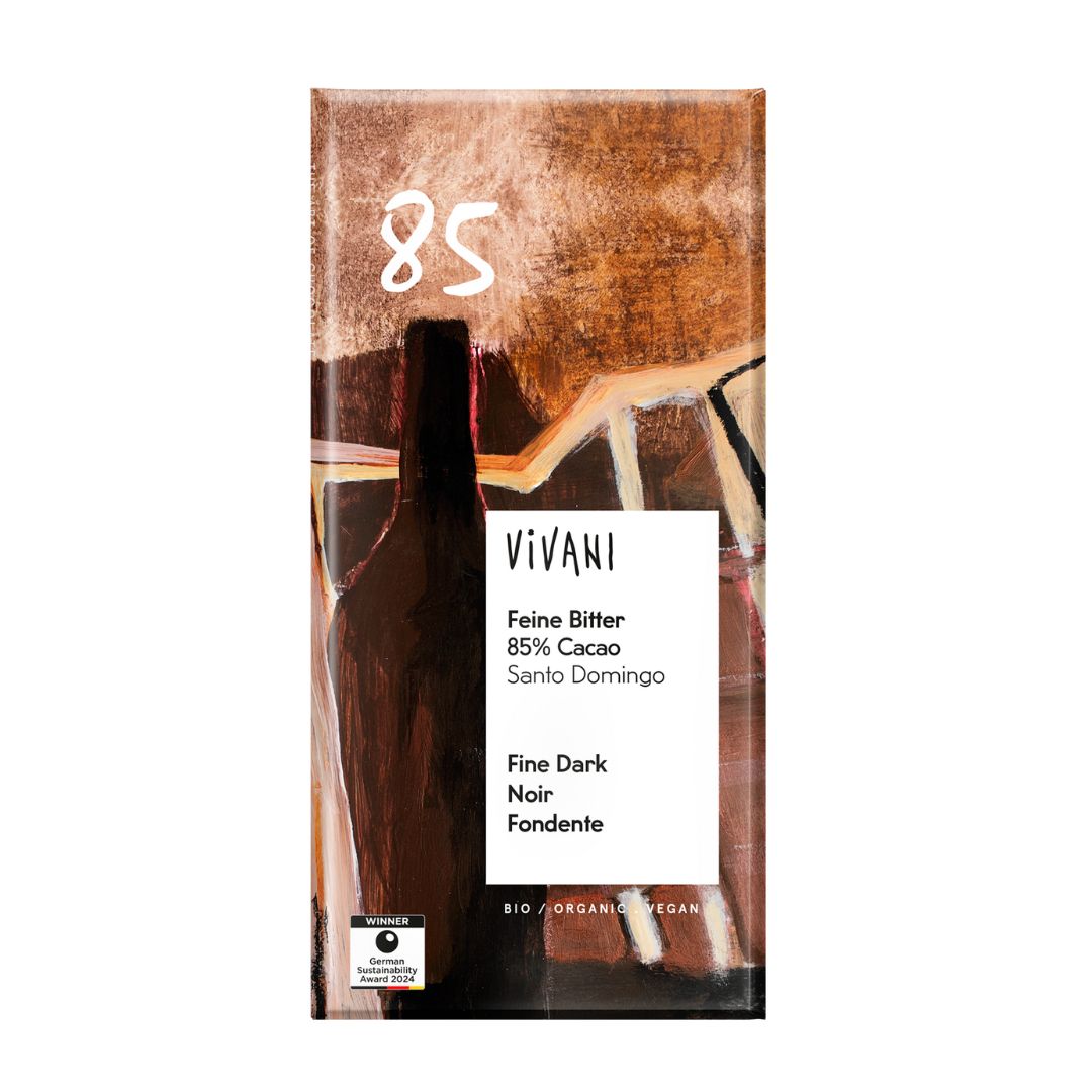 Feine Bitter 85 % - Schokolade (80 g)