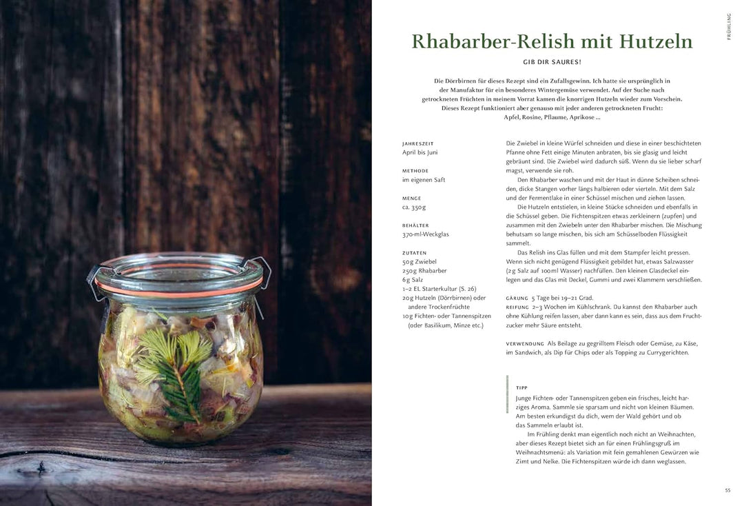 Gemüse und Obst einfach fermentieren - Kochbuch