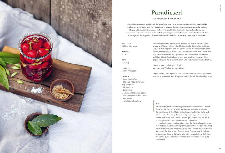 Gemüse und Obst einfach fermentieren - Kochbuch