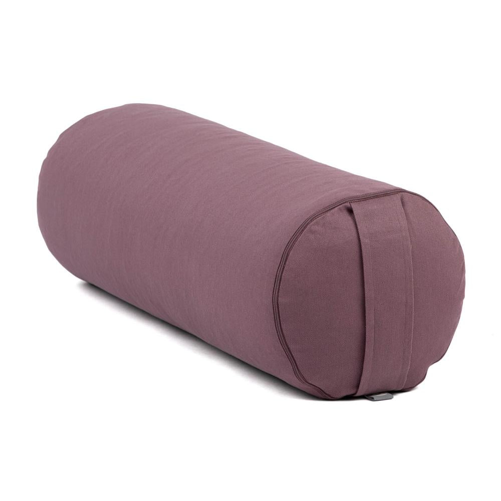 Yoga-Bolster aus Bio-Baumwolle mit Dinkel-Füllung in verschiedenen Farben