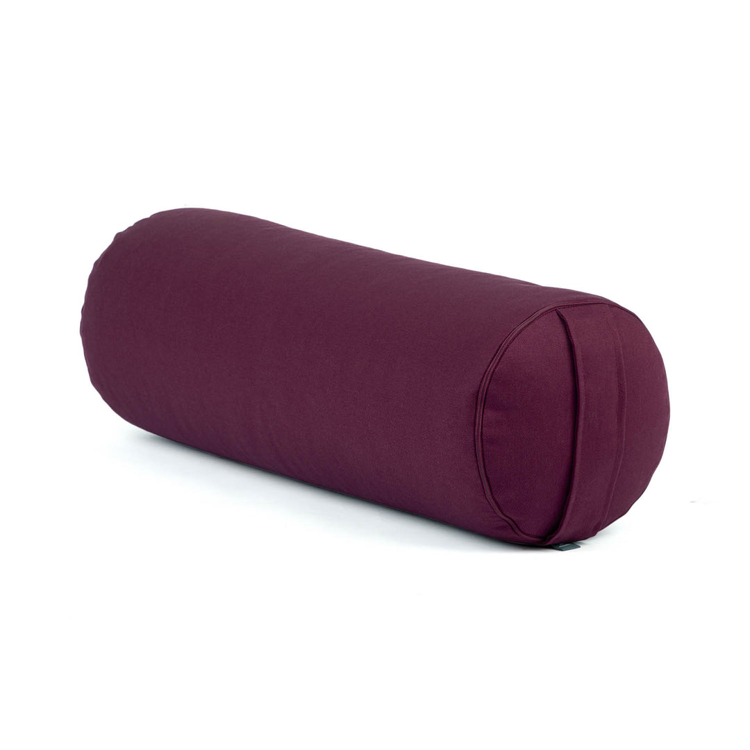 Yoga-Bolster aus Bio-Baumwolle mit Dinkel-Füllung in verschiedenen Farben