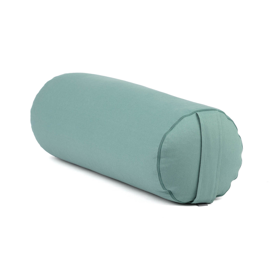 Yoga-Bolster aus Bio-Baumwolle mit Dinkel-Füllung in verschiedenen Farben