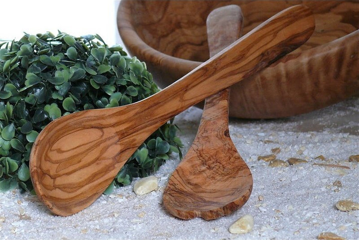 Salatbesteck - Olivenholz