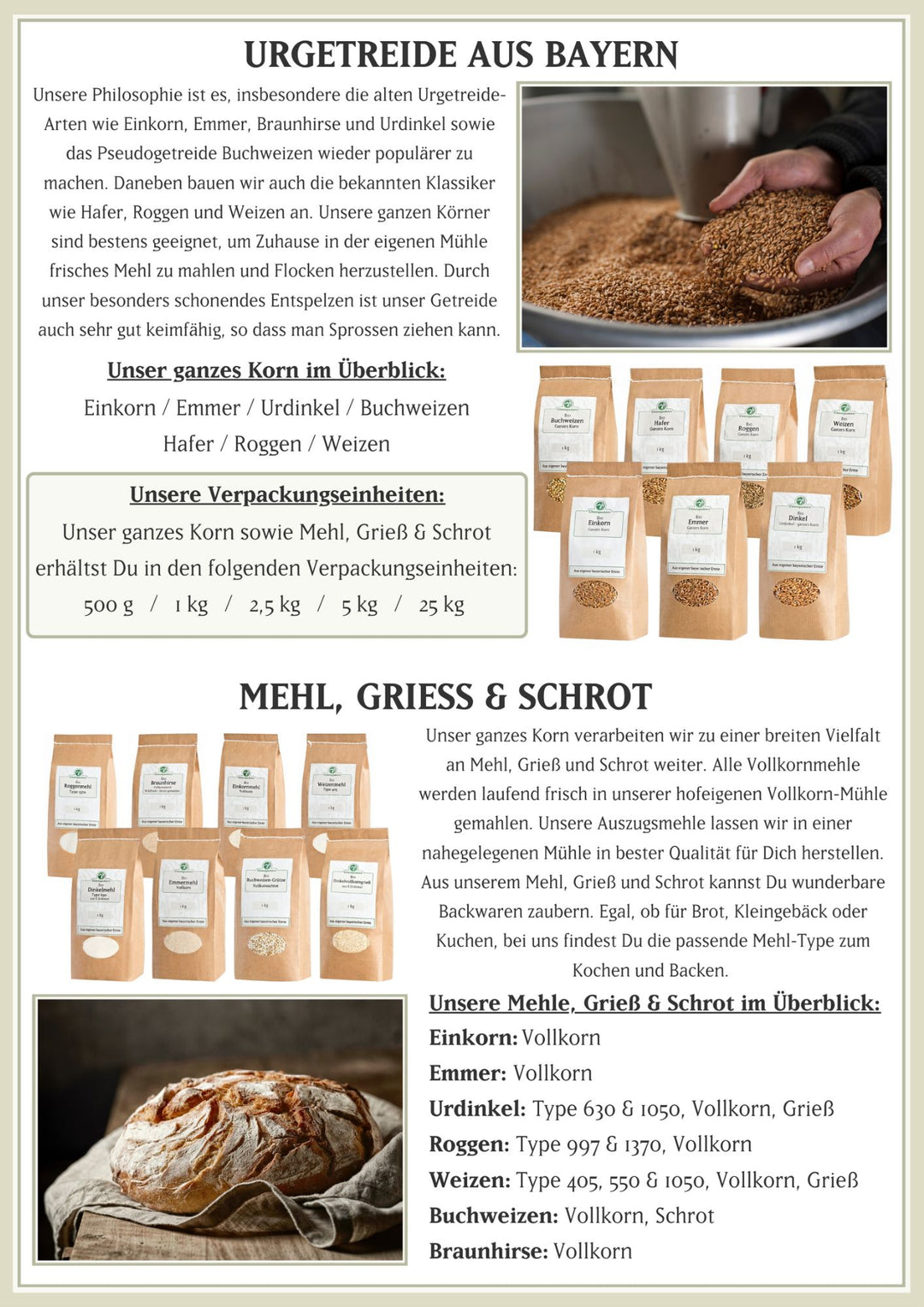 Info-Flyer "Vielfalt vom Feld bis auf den Teller"