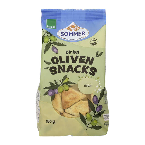 Dinkel Oliven-Snacks - natur (150 g)