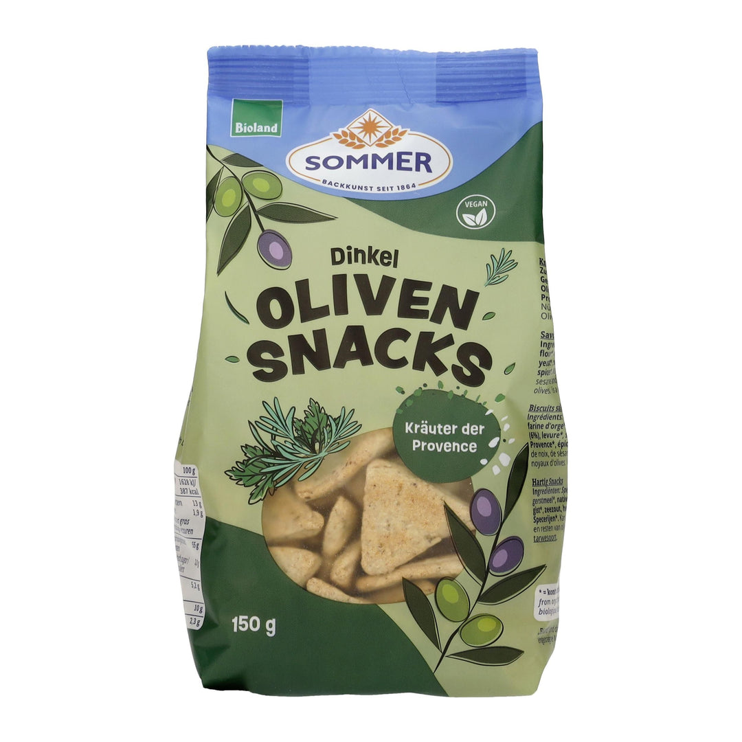 Dinkel Oliven-Snacks - Kräuter (150 g)