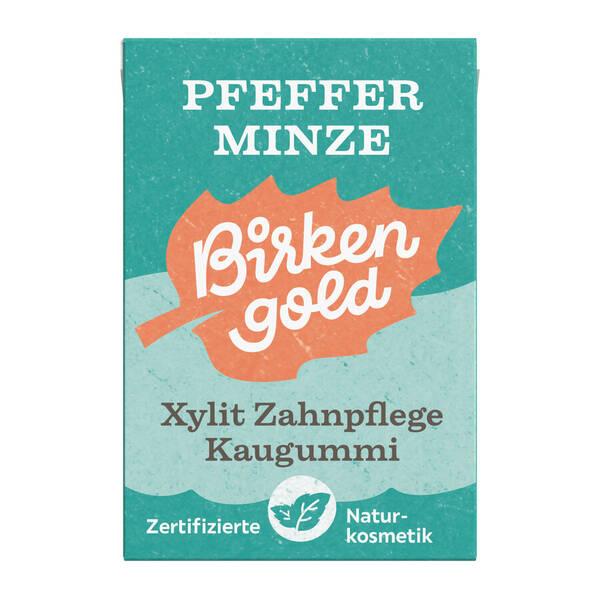 Zahnpflege Kaugummi Natur - Pfefferminze (20 Stück)