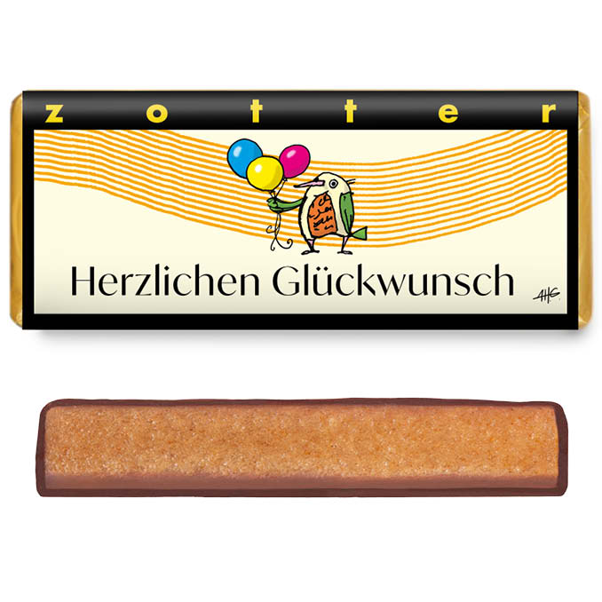 Herzlichen Glückwunsch - Schokolade (70 g)