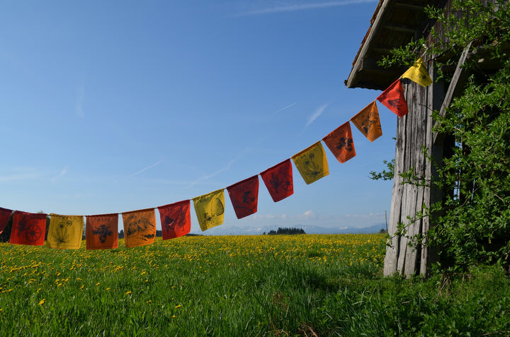 Allgäuer Gebetsfähnchen in verschiedenen Ausführungen