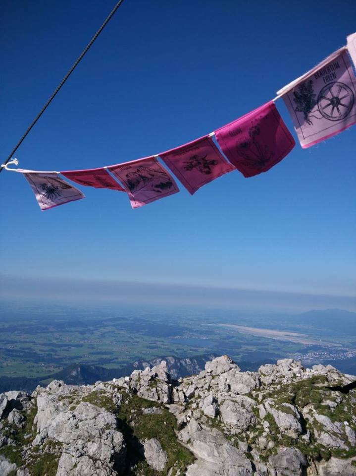 Allgäuer Gebetsfähnchen in verschiedenen Ausführungen