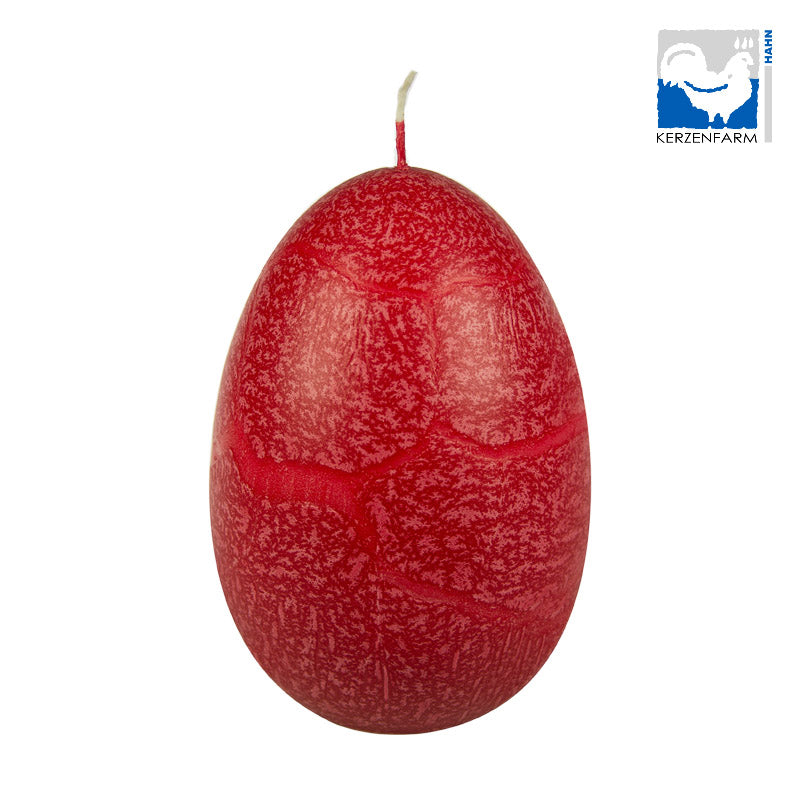 Eikerze 120 x 80 mm, rot - kristall