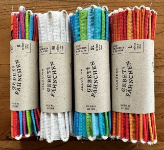 Allgäuer Gebetsfähnchen in verschiedenen Ausführungen