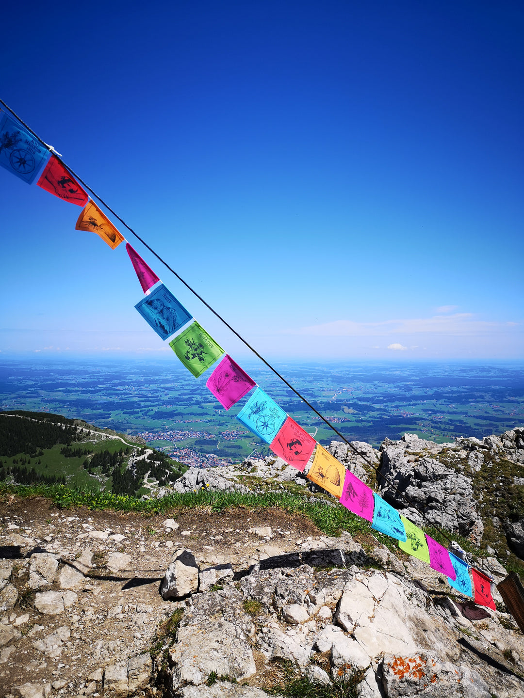 Allgäuer Gebetsfähnchen in verschiedenen Ausführungen