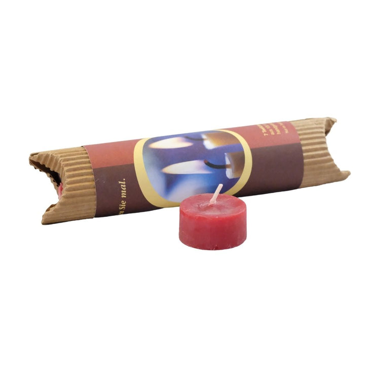 Teelicht - Bienenwachs (rot)