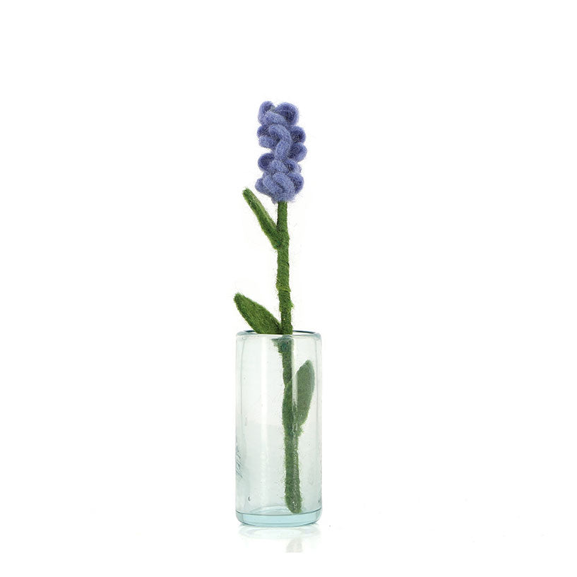 Blume aus Filz, Lavendel Hell