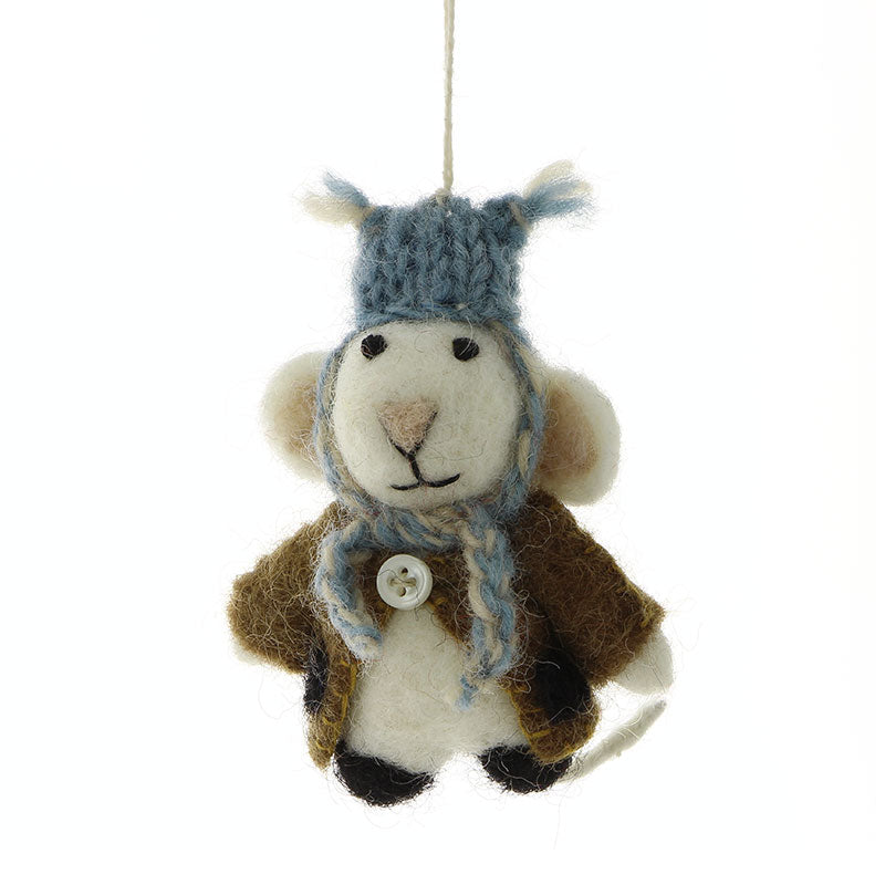 Anhänger Maus Hansi, aus Filz