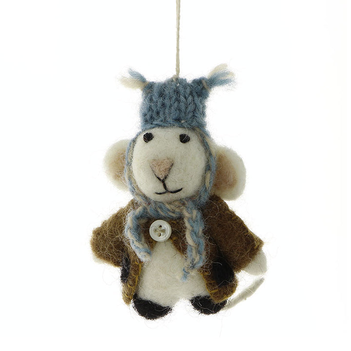 Anhänger Maus Hansi, aus Filz